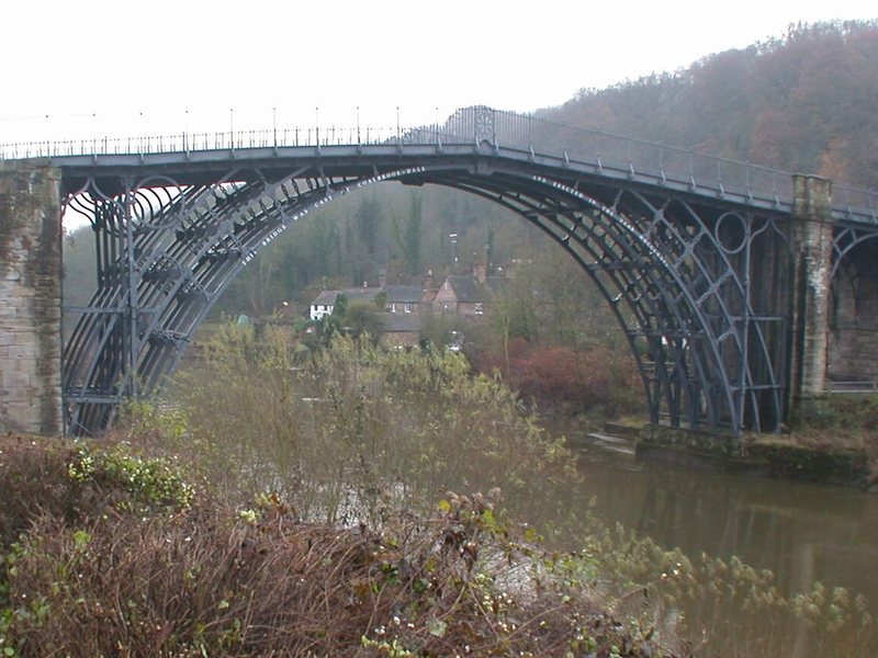 The Iron Bridge over the River Severn at Ironbridge, Telford