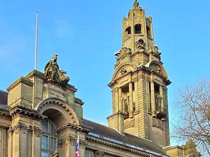 Walsall Town Hall on Lichfield Street