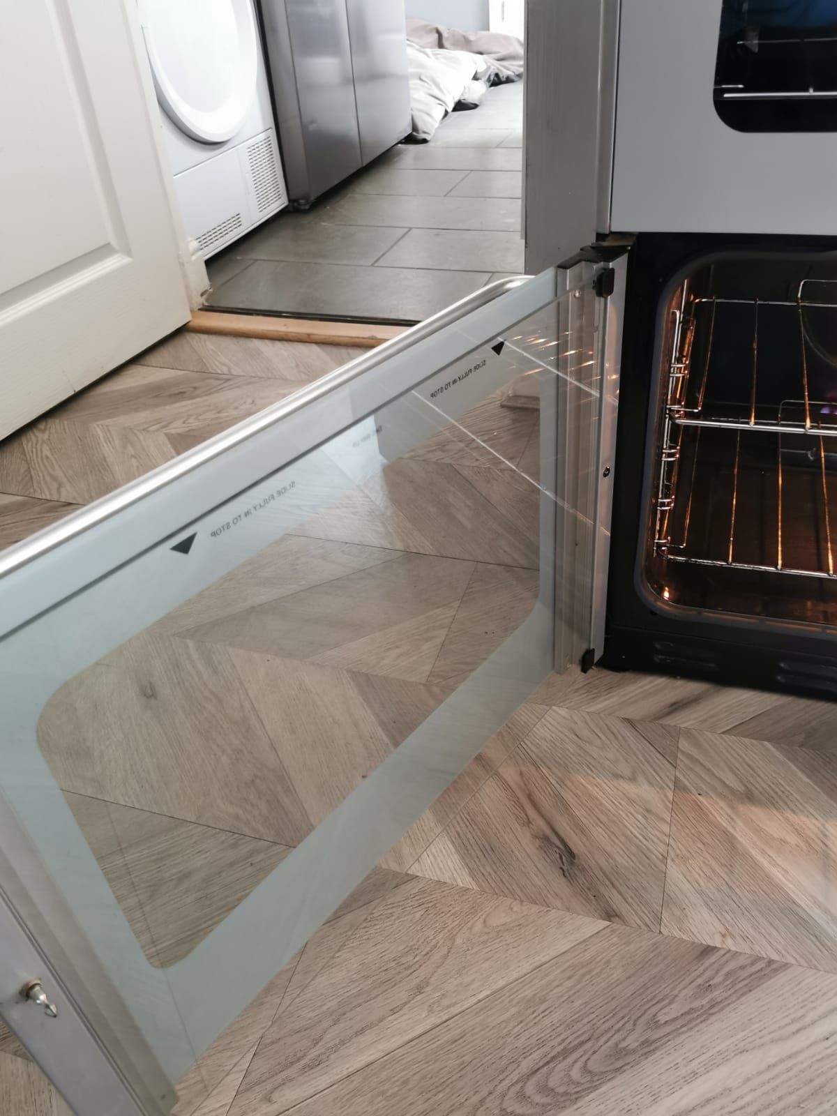 Single Oven after professional cleaning — restored finish