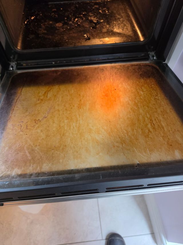 Single Oven before professional oven cleaning in Walsall, West Midlands WS7