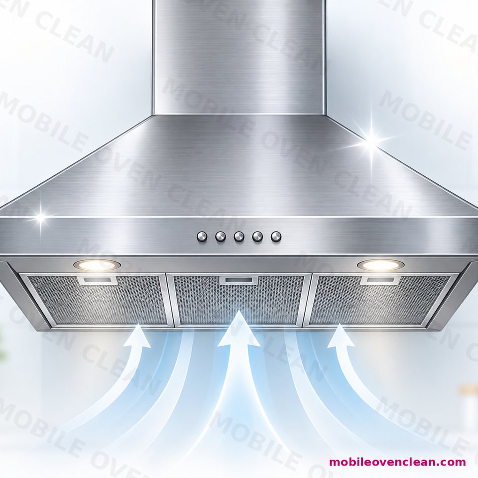 Extractor fan cleaning by Mobile Oven Clean