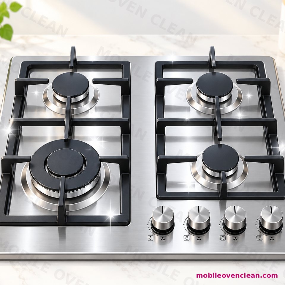 Hob cleaning by Mobile Oven Clean