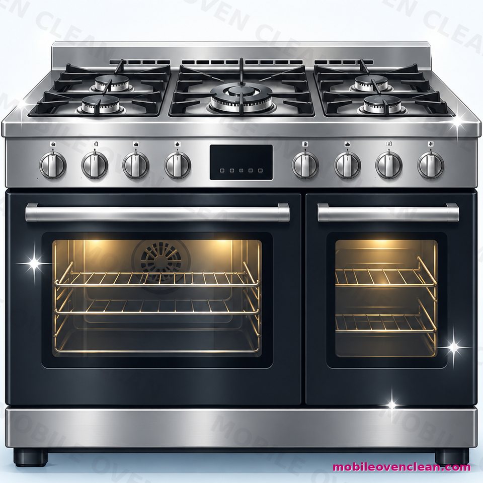 Range cooker cleaning by Mobile Oven Clean