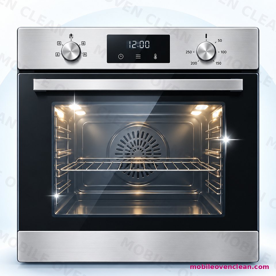 Single oven cleaning by Mobile Oven Clean
